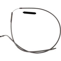 102-30-10073-8 - Barnett Stainless Steel Clutch Cable For Harley Davidson FLHXSE 1977 2023-2024 +20.3 cm (8") - Silver