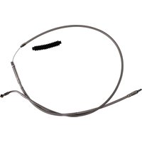 102-30-10072-6 - Barnett Stainless Steel Clutch Cable For Harley Davidson FLTRXSE 1977 2023-2024 +15.2 cm (6") - Silver