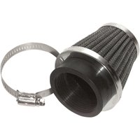 12-55748 - Emgo Clamp On Pod Air Filter For Honda CB 250 N 1978-1981 - Black/Chrome