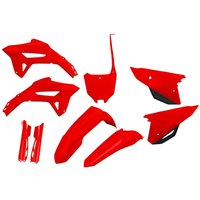 Image of HOKIT125F@999 - UFO Plastics Kit For Honda CRF250R 2022-2024 - Red
