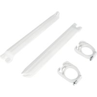 KA02739@280 - UFO Fork Guards For Kawasaki KX125 1991 - White