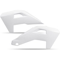HU04325#040 - UFO Radiator Scoops For Husqvarna FC250 2025 - White