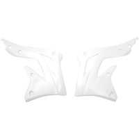KA04719#047 - UFO Radiator Scoops For Kawasaki KXF450 2012-2015 - White