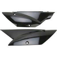 KA04717#001 - UFO Side Panels For Kawasaki KLX110 2010-2020 - Black
