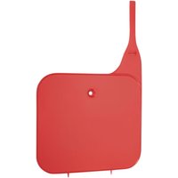 HO02607#061 - UFO Front Number Board For Honda CR125 1985-1994 - Red