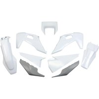 HUKIT623F@999 - UFO Plastics Kit For Husqvarna FC250 2022 - Grey/White