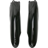 YA04814#001 - UFO Fork Guards For Yamaha YZ125 2022-2025 - Black