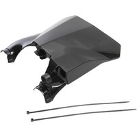 HO04679#001 - UFO Stadium Front Number Board With Fork Guards For Honda CRF250R 2018-2021 - Black