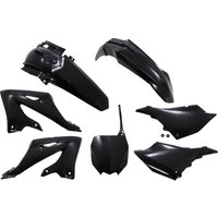 YAKIT324F@001 - UFO Plastics Kit For Yamaha YZ125 2022-2025 - Black
