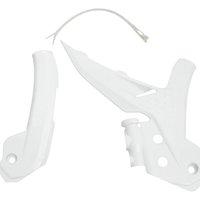 GG07155#041 - UFO Frame Guards For Gas Gas EC 250 2024-2025 - White
