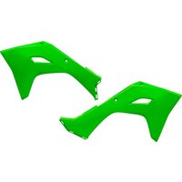 KA04761#047 - UFO Radiator Scoops For Kawasaki KX450 2024-2025 - Fluorescent Green