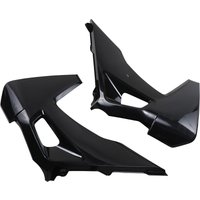 HU03390#001 - UFO Radiator Scoops For Husqvarna FC250 2016-2022 - Black