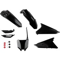 Image of HOKIT125F@001 - UFO Plastics Kit For Honda CRF250R 2022-2024 - Black