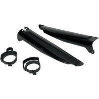 KA03704#001 - UFO Fork Guards For Kawasaki KX125 1996-1998 - Black