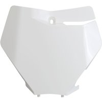 KT04094#042 - UFO Front Number Board For KTM SX125 2019-2022 - White