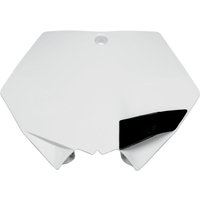 KT03093#047 - UFO Front Number Board For KTM SX125 2007-2012 - White
