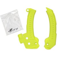 HU04320#104 - UFO Frame Guards For Husqvarna FC250 2023-2024 - Fluorescent/Yellow
