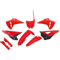 Image of HOKIT127F@999 - UFO Plastics Kit For Honda CRF250R 2025 - Black/Red