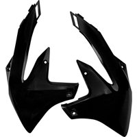 YA04892#001 - UFO Radiator Scoops For Yamaha YZF250 2024 - Black