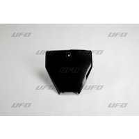 HU03367#001 - UFO Front Number Board For Husqvarna FC250 2016-2022 - Black
