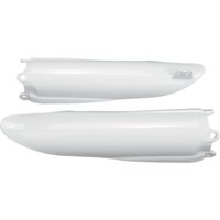 YA03896#046 - UFO Fork Guards For Yamaha YZ125 2008-2021 - White