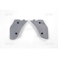 HU03320#380 - UFO Radiator Scoops For Husqvarna CR125 2006-2013 - Grey