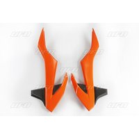 KT04085#999X - UFO Radiator Scoops For KTM SX85 2018-2024 - Black/Orange