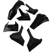 HUKIT621F@001 - UFO Plastics Kit For Husqvarna FE250 2017-2019 - Black