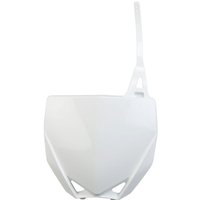 YA04869#046 - UFO Front Number Board For Yamaha YZ65 2019-2025 - White