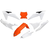 KTKIT529F@999 - UFO Plastics Kit For KTM SX125 2023-2024 - OEM/Orange/White