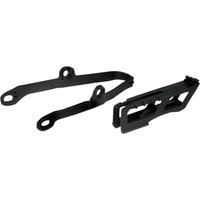 KA04710@001 - UFO Chain Guide & Chain Slider Kit For Kawasaki KXF250 2009-2016 Black