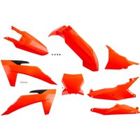 KTKIT529F@FFLU - UFO Plastics Kit For KTM SX125 2023-2024 - Fluorescent Orange
