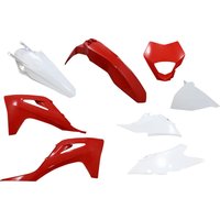 Image of GGKIT703F@999 - UFO Plastics Kit For Gas Gas EC 250 2021-2023 - OEM/Red/White