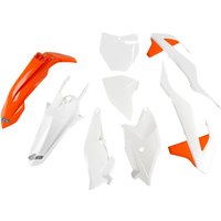 Image of KTKIT519@999W - UFO Plastics Kit For KTM SX85 2018-2024 - OEM 2019/Orange/White