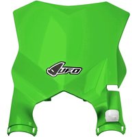 KA04746#026 - UFO Stadium Front Number Board With Fork Guards For Kawasaki KX250 2021-2024 - KX Green