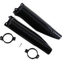 KA03760#001 - UFO Fork Guards For Kawasaki KX125 2004-2008 - Black