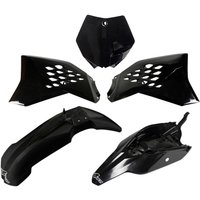 KTKIT525@001 - UFO Plastics Kit For KTM SX65 2012-2015 - Black