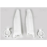 SU03935@280 - UFO Fork Guards For Suzuki RMZ250 2004-2006 Lower - White