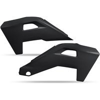 HU04325#001 - UFO Radiator Scoops For Husqvarna FC250 2025 - Black