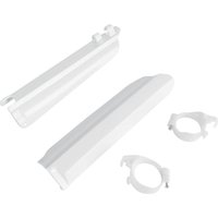 YA03803#046 - UFO Fork Guards For Yamaha WRF250 2001-2004 - White