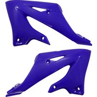 YA04876#089 - UFO Radiator Scoops For Yamaha YZ125 2022-2025 - Blue