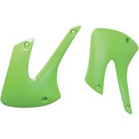 KA03717#026 - UFO Radiator Scoops For Kawasaki KX 85 2001-2006 - KX Green