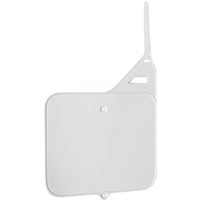 SU02910#041 - UFO Front Number Board For Suzuki RM125 1987-1995 - White