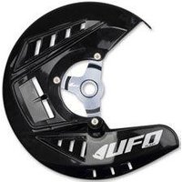Image of KT04068@001 - UFO Front Brake Disc Protector For KTM EXC125 2010-2014 - Black