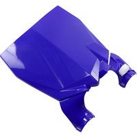 YA04855#089 - UFO Stadium Front Number Board With Fork Guards For Yamaha YZ125 2015-2021 - Blue
