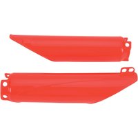 HO03672#070 - UFO Fork Guards For Honda CR125 1991-2007 - Red