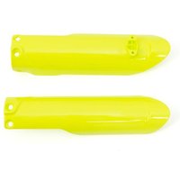 HU04305#104 - UFO Fork Guards For Husqvarna TC85 2018-2024 - Yellow