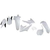 Image of YAKIT321F@046 - UFO Plastics Kit For Yamaha YZF250 2019-2023 - Black/White