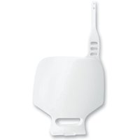 YA02874#046 - UFO Front Number Board For Yamaha YZ80 1993-2001 - White