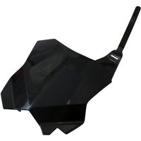 KA04738#001 - UFO Front Number Board For Kawasaki KX250 2021-2024 - Black